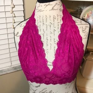 Intimates by Free People Lacy Halter Bra